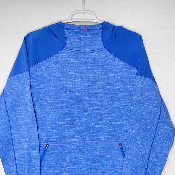 The North Face Dynamix Hoodie Women's XL Blue Soft Inside Pullover Zip Pockets - Picture 9 of 11
